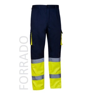 CALÇAS COMBINADAS FORRADAS DE ALTA VISIBILIDADE ADEEPI - CLASSE 1