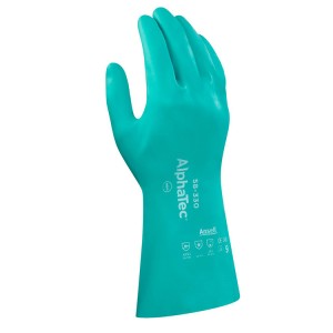 Luvas de proteção química de nitrilo AlphaTec® AquaDri® 58-330