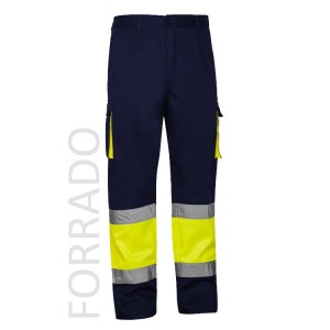 CALÇAS COMBINADAS FORRADAS DE ALTA VISIBILIDADE ADEEPI - CLASSE 1