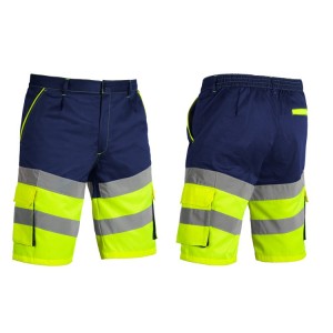 BERMUDAS ELÁSTICAS DE ALTA VISIBILIDADE - CLASSE 1